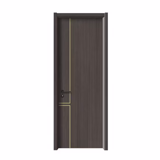 Porta scorrevole interna in legno a filo con telaio WPC